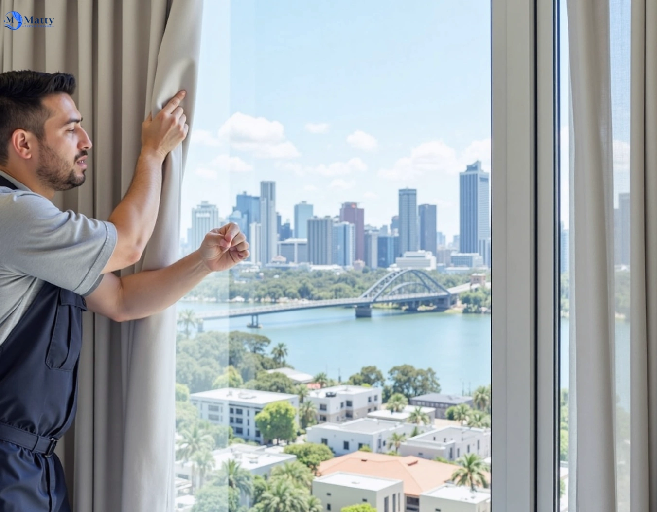 Professional curtain steam cleaning service beverley-park-nsw QLD by Matty Curtain Cleaning